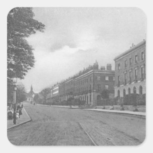 Sticker Carré Route de St Pauls, Canonbury, Islington, c.1905