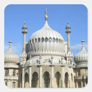 Sticker Carré Royal Pavilion, Brighton, Sussex, Angleterre