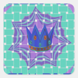 Sticker Carré Royal simple
