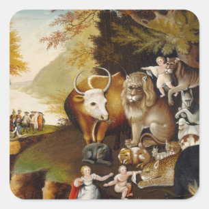 Sticker Carré Royaume pacifique, c.1834 (huile sur toile)