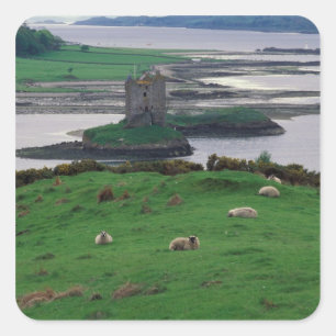 Sticker Carré Royaume-Uni, Ecosse, Île de Skye, vieux
