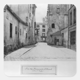 Sticker Carré Rue des Marmousets Saint-Marcel