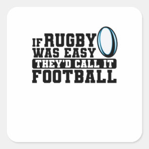 Sticker Carré Rugby à XV
