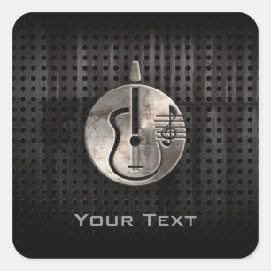 Sticker Carré Rugged Acoustic