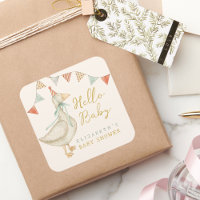 Rustique mignonne Bonjour Bébé Baby shower canard