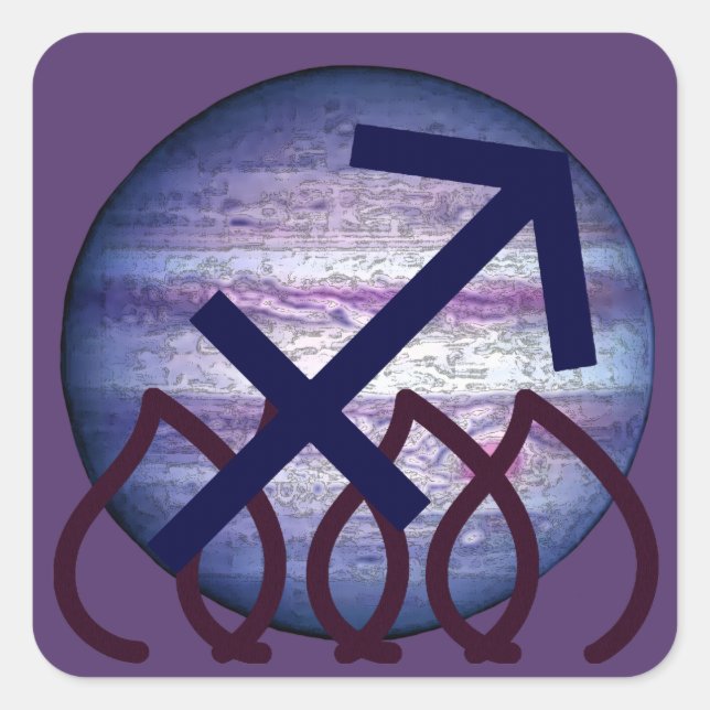 Sticker Carré Sagittaire (Devant)