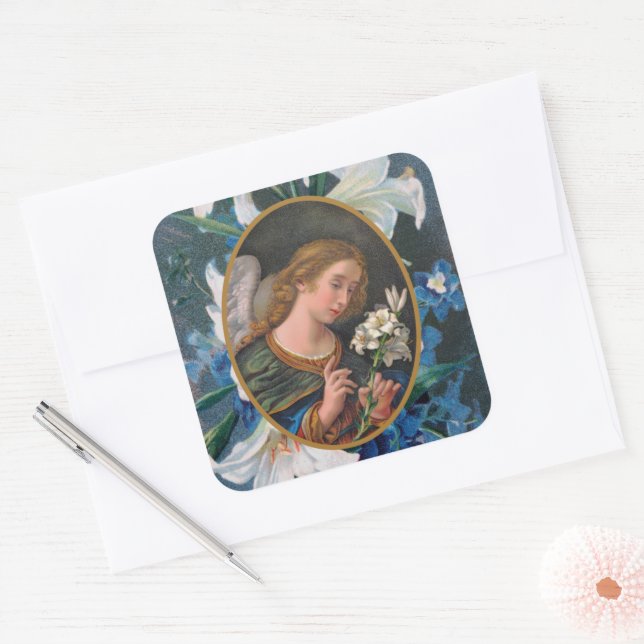 Sticker Carré Saint Gabriel l'Archange (M 035) (Enveloppe)