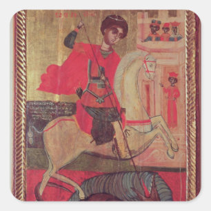 Sticker Carré Saint George et le Dragon, 1667