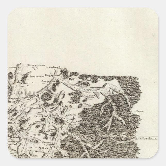 Sticker Carré Saint Hubert (Devant)