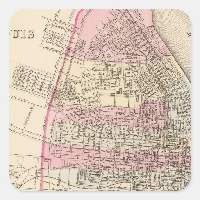 Sticker Carré Saint-Louis (Devant)