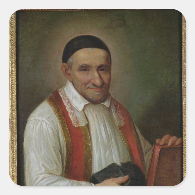 Sticker Carré Saint Vincent de Paul 1649 (Devant)