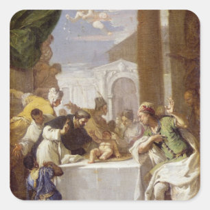 Sticker Carré Saint Vincent Ferrer accomplissant un miracle