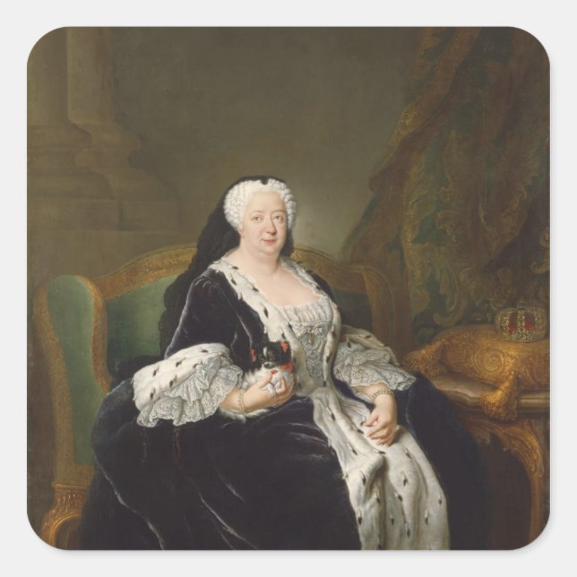 Sticker Carré Sainte-Sophie Dorothée de Hanovre (Devant)