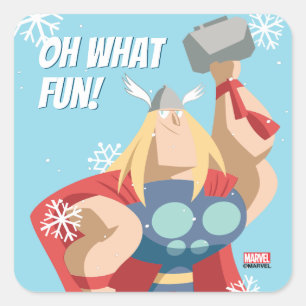 Sticker Carré Saison des Avengers  Thor