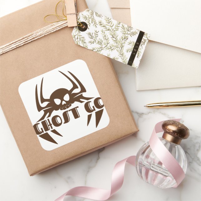 Sticker Carré Saison Éffrayante de Ghost Go (Cadeaux)