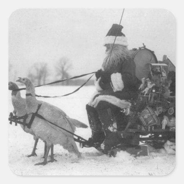 Sticker Carré Salope de Santa and His (Devant)