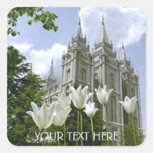 Sticker Carré Salt Lake Sity, LDS Temple