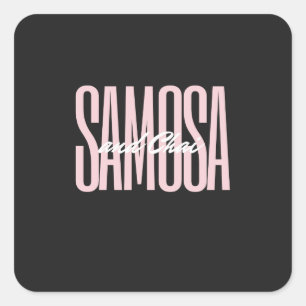 Sticker Carré samosa et chai T-shirt