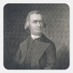 Sticker Carré Samuel Adams, gravé par G.F. Storm (fl.c.1834) a