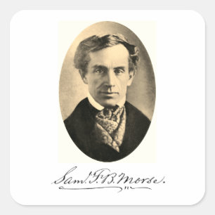 Sticker Carré Samuel Finley Breese Morse