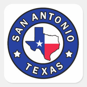 Sticker Carré San Antonio Texas