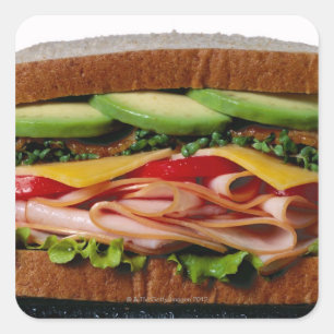 Sticker Carré sandwich empilé
