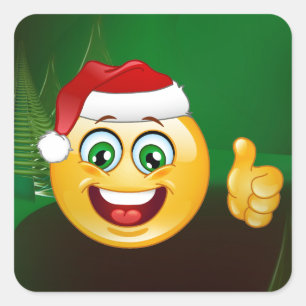 Sticker Carré santa claus emojis