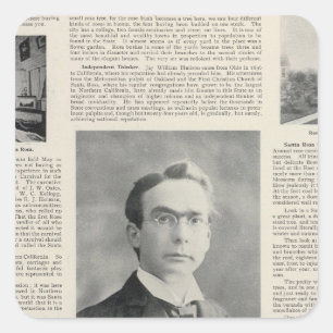 Sticker Carré Santa Rosa, la Californie 3