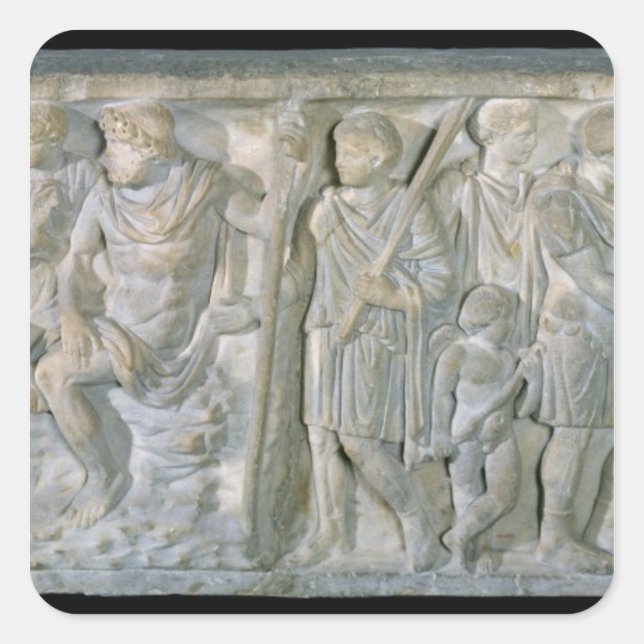 Sticker Carré Sarcophage (Devant)