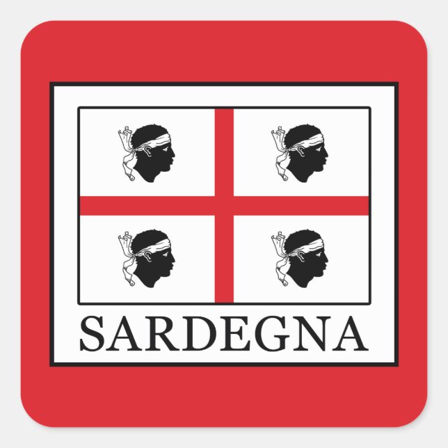 Sticker Carré Sardegna (Devant)