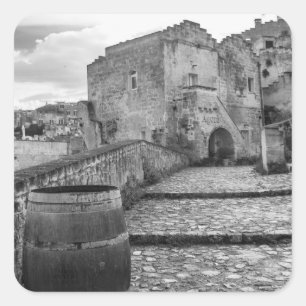 Sticker Carré Sassi di Matera, Italie