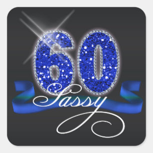 Sticker Carré Sassy Sixty Sparkle ID191