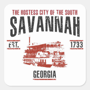 Sticker Carré Savannah