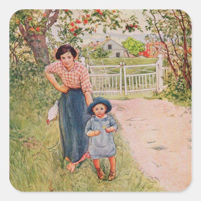 Sticker Carré Say a Nice How Do You Do to Your Uncle, 1917, from (Devant)