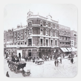 Sticker Carré Scène de route de Pentonville, Islington, Londres