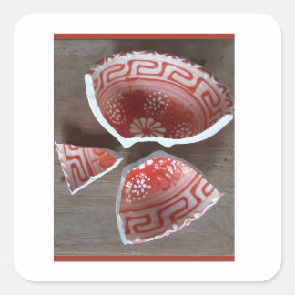 Sticker Carré scherben Griechenland