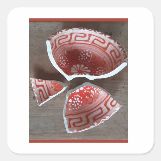 Sticker Carré scherben Griechenland  (Devant)