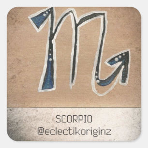 Sticker Carré Scorpio