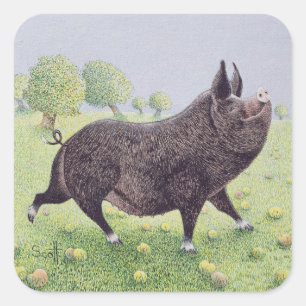 Sticker Carré Se sentir grand