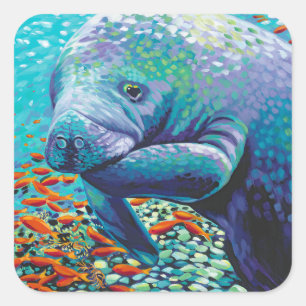 Sticker Carré Sea Sweetheart II