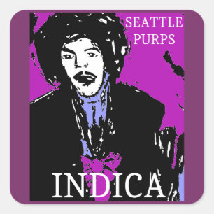STICKER CARRÉ SEATTLE POURSUIT L'INDE
