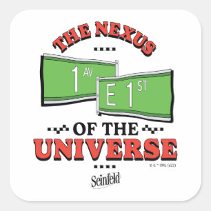 Sticker Carré Seinfeld   Le Nexus de l'Univers