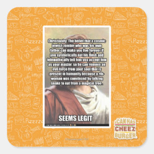 Sticker Carré Semble Legit