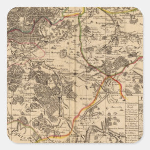 Sticker Carré Senlis France