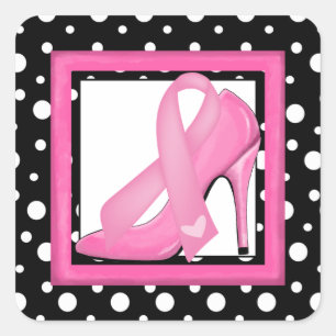 Sticker Carré Sensibilisation au cancer