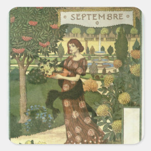 Sticker Carré septembre