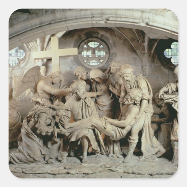 Sticker Carré Sépulcre de Pâques, 1554-64 (pierre) (Devant)