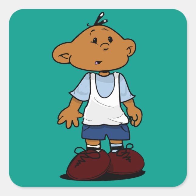 Sticker Carré Short Sleevez (Devant)