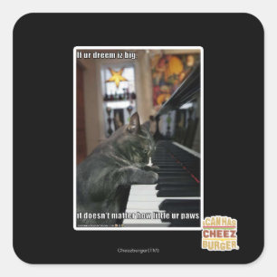 Sticker Carré Si ton rêve est grand