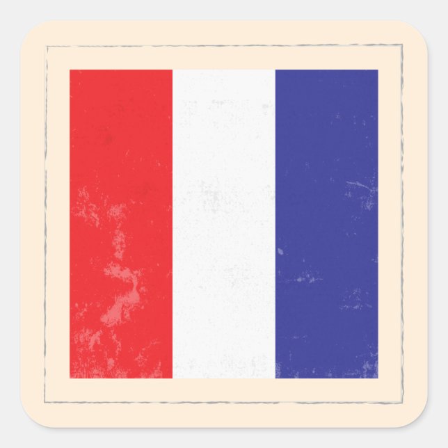 Sticker Carré Signal lettre nautique "T" (Devant)